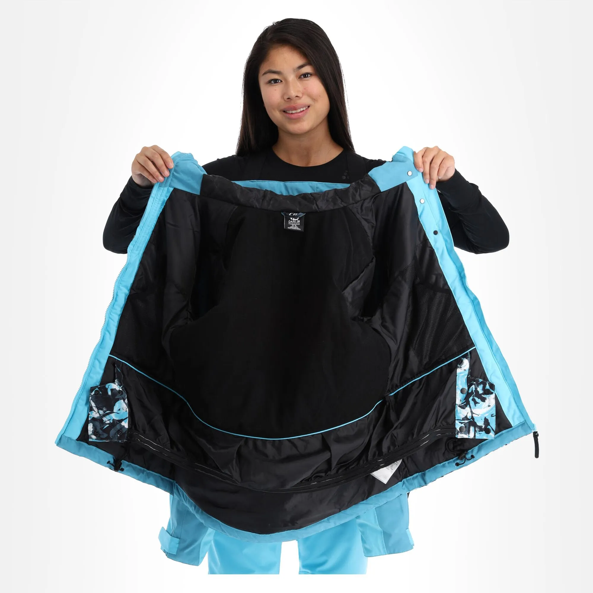 Dare2b, Determined Ski-jas Dames River Blauw 5 Dare2b, Determined Ski-jas Dames River Blauw - Afbeelding 5