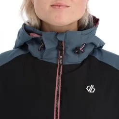 Dare2b, Enliven Ski-jas Dames Grijs, Zwart 13 Dare2b, Enliven Ski-jas Dames Grijs, Zwart -Cmp Ski-uitrusting Winkel dare2b enliven aa jas gevoerd dames grijs zwart 22dare2154v4 BI 07