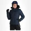 Dare2b, Glamorize III Ski-jas Dames Leopard Fusion Print Moonlight Denim Blauw