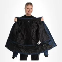 Dare2b, Glamorize III Ski-jas Dames Leopard Fusion Print Moonlight Denim Blauw -Cmp Ski-uitrusting Winkel dare2b glamorize iii aa jas gevoerd dames leopard fusion print 22dare2159v5 BI 06