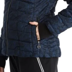 Dare2b, Glamorize III Ski-jas Dames Leopard Fusion Print Moonlight Denim Blauw -Cmp Ski-uitrusting Winkel dare2b glamorize iii aa jas gevoerd dames leopard fusion print 22dare2159v5 BI 10