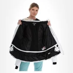 Dare2b, Glamorize III Ski-jas Dames Wit -Cmp Ski-uitrusting Winkel dare2b glamorize iii aa jas gevoerd dames wit 22dare2159v2 BI 06