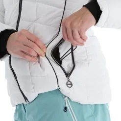 Dare2b, Glamorize III Ski-jas Dames Wit -Cmp Ski-uitrusting Winkel dare2b glamorize iii aa jas gevoerd dames wit 22dare2159v2 BI 11