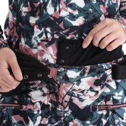 Dare2b, Liberty II Skibroek Dames Abstract Floral Print Mesa Roze -Cmp Ski-uitrusting Winkel dare2b liberty ii ba skibroek gevoerd dames abstract floral print 22dare2166v2 BI 05