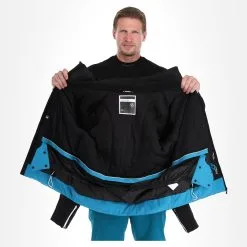 Dare2b, Outlier II Ski-jas Heren Gulfstream Blauw, Zwart -Cmp Ski-uitrusting Winkel dare2b outlier ii aa jas gevoerd heren gulfstream blauw zwart 22dare2122v2 BI 05