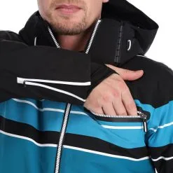 Dare2b, Outlier II Ski-jas Heren Gulfstream Blauw, Zwart -Cmp Ski-uitrusting Winkel dare2b outlier ii aa jas gevoerd heren gulfstream blauw zwart 22dare2122v2 BI 08