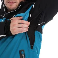 Dare2b, Outlier II Ski-jas Heren Gulfstream Blauw, Zwart -Cmp Ski-uitrusting Winkel dare2b outlier ii aa jas gevoerd heren gulfstream blauw zwart 22dare2122v2 BI 09