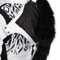 Dare2b, Prestige II Ski-jas Dames Monochrome Print Wit, Zwart -Cmp Ski-uitrusting Winkel dare2b prestige ii aa jas gevoerd dames monochrome print wit 22dare2157v1 BI 11