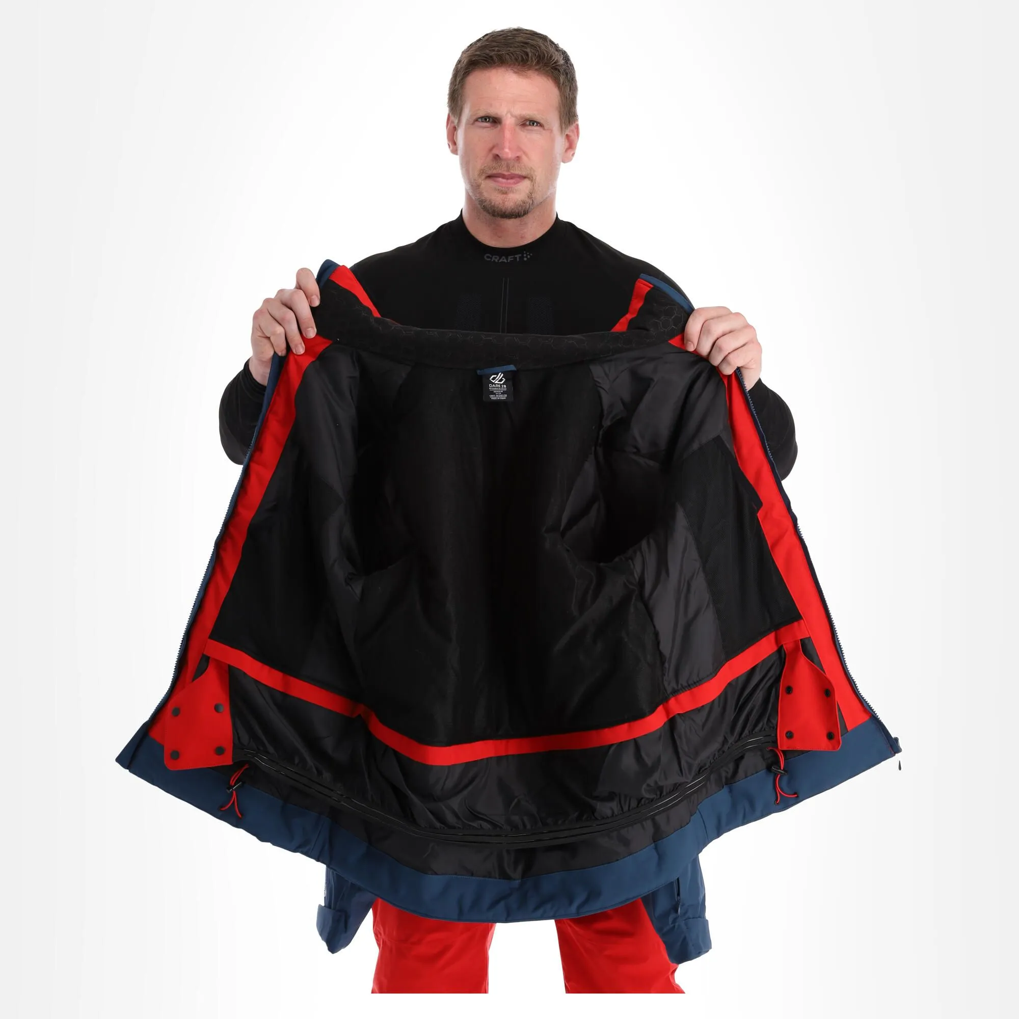 Dare2b, Remit Ski-jas Heren Moonlight Denim Blauw 4 Dare2b, Remit Ski-jas Heren Moonlight Denim Blauw - Afbeelding 4