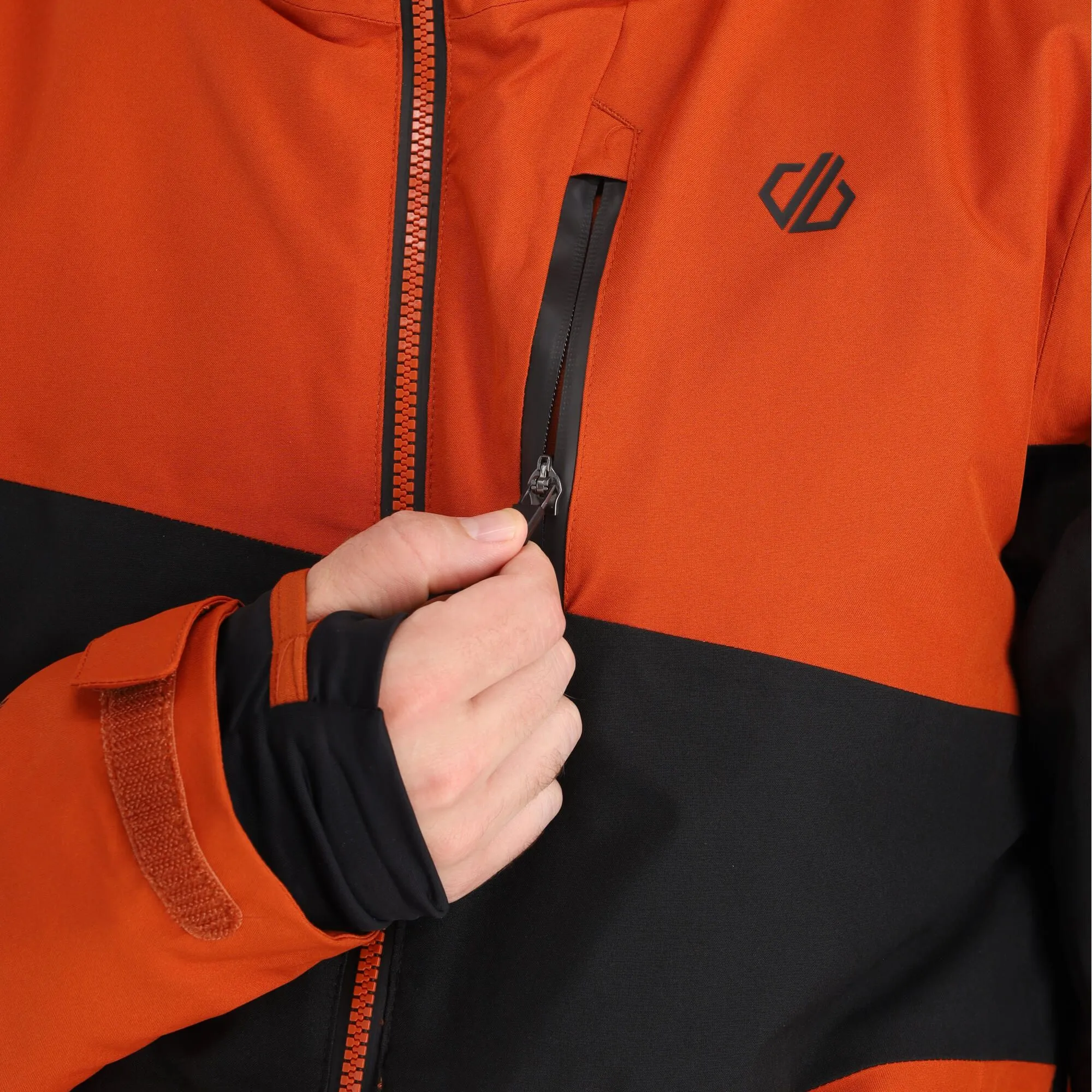 Dare2b, Supernova II Ski-jas Heren Burnt Brick Bruin, Zwart 12 Dare2b, Supernova II Ski-jas Heren Burnt Brick Bruin, Zwart - Afbeelding 12