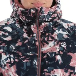 Dare2b, Verdict Ski-jas Dames Abstract Floral Print Mesa Roze -Cmp Ski-uitrusting Winkel dare2b verdict aa jas gevoerd dames abstract floral print mesa 22dare2151v3 BI 07