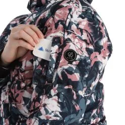 Dare2b, Verdict Ski-jas Dames Abstract Floral Print Mesa Roze -Cmp Ski-uitrusting Winkel dare2b verdict aa jas gevoerd dames abstract floral print mesa 22dare2151v3 BI 08
