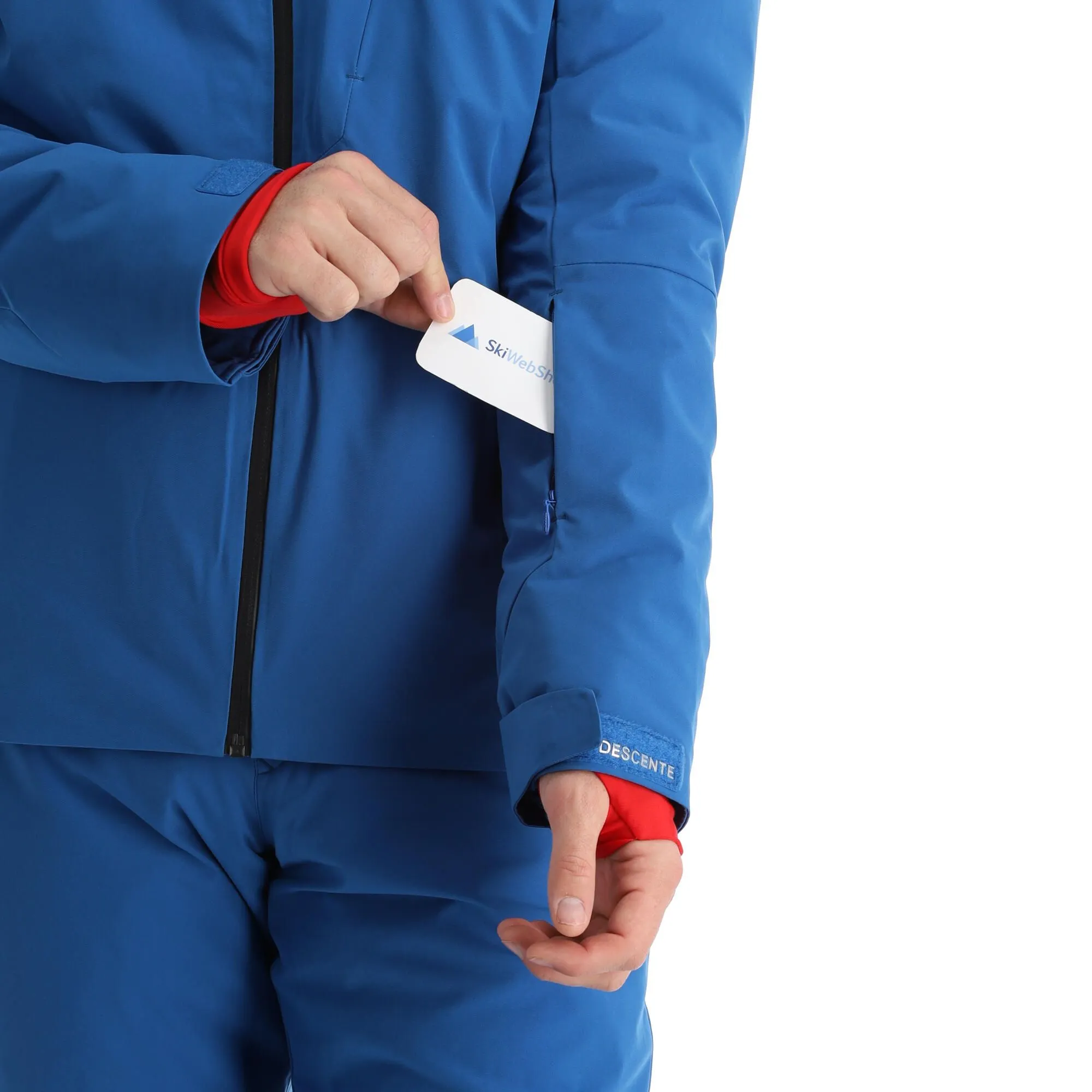 Descente, Adrien Ski-jas Heren Blauw 7 Descente, Adrien Ski-jas Heren Blauw - Afbeelding 7