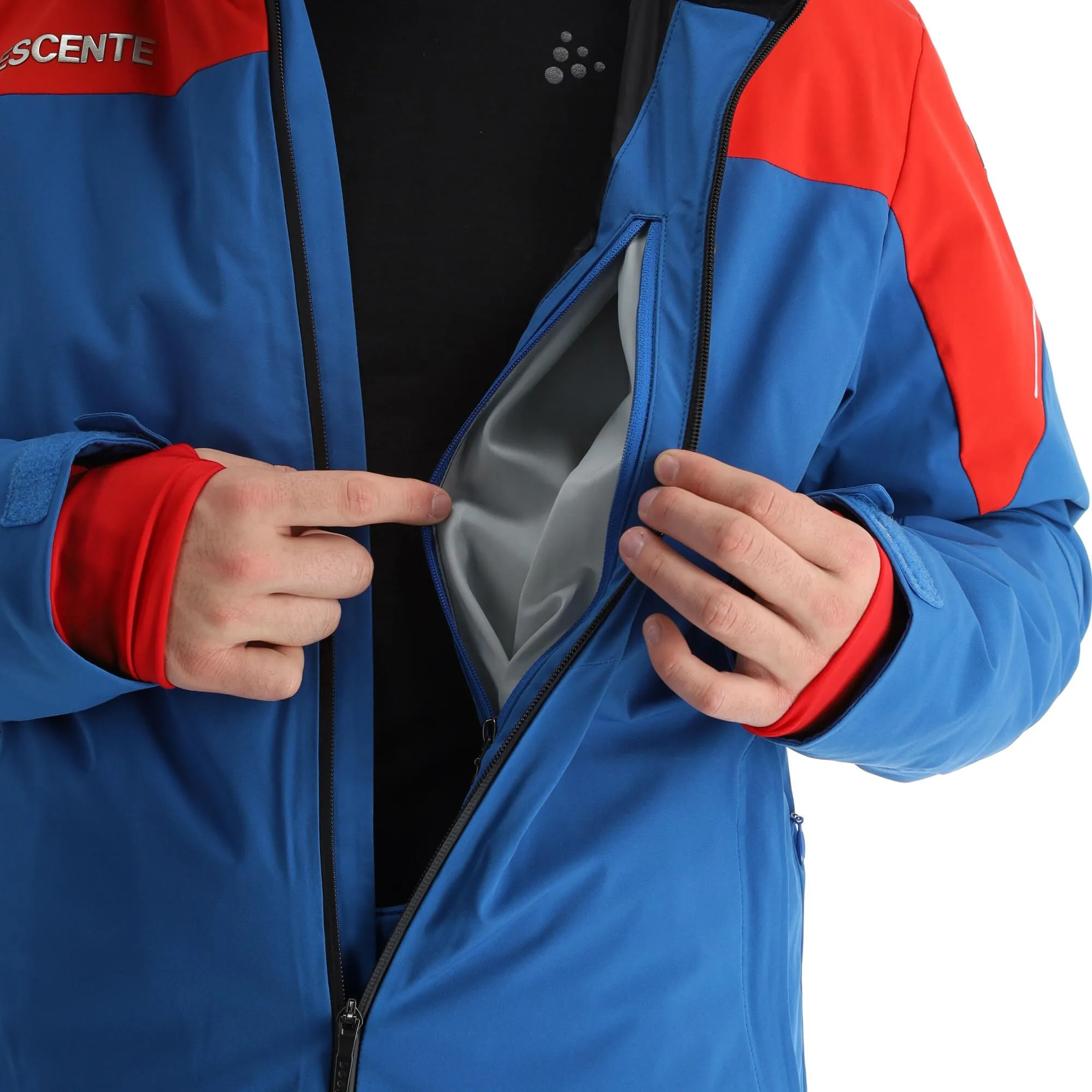 Descente, Adrien Ski-jas Heren Blauw 14 Descente, Adrien Ski-jas Heren Blauw - Afbeelding 14