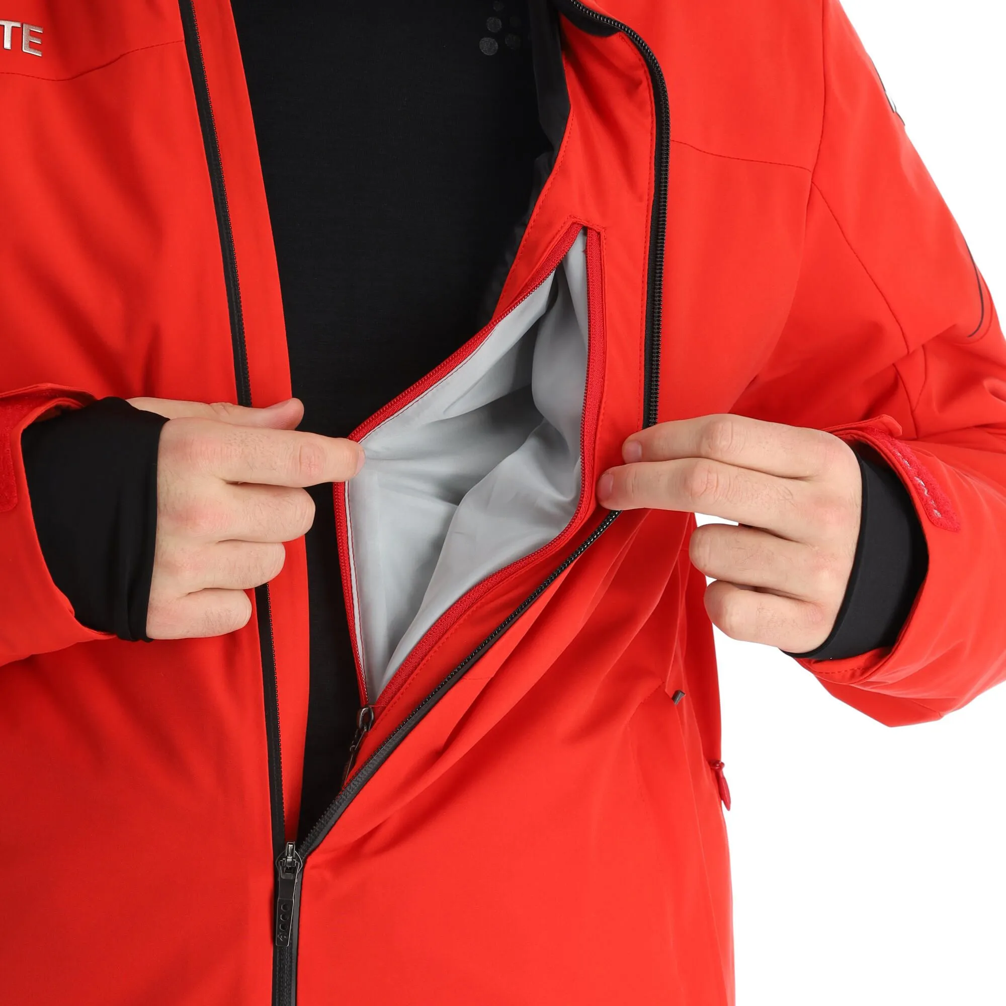 Descente, Adrien Ski-jas Heren Electric Rood 14 Descente, Adrien Ski-jas Heren Electric Rood - Afbeelding 14