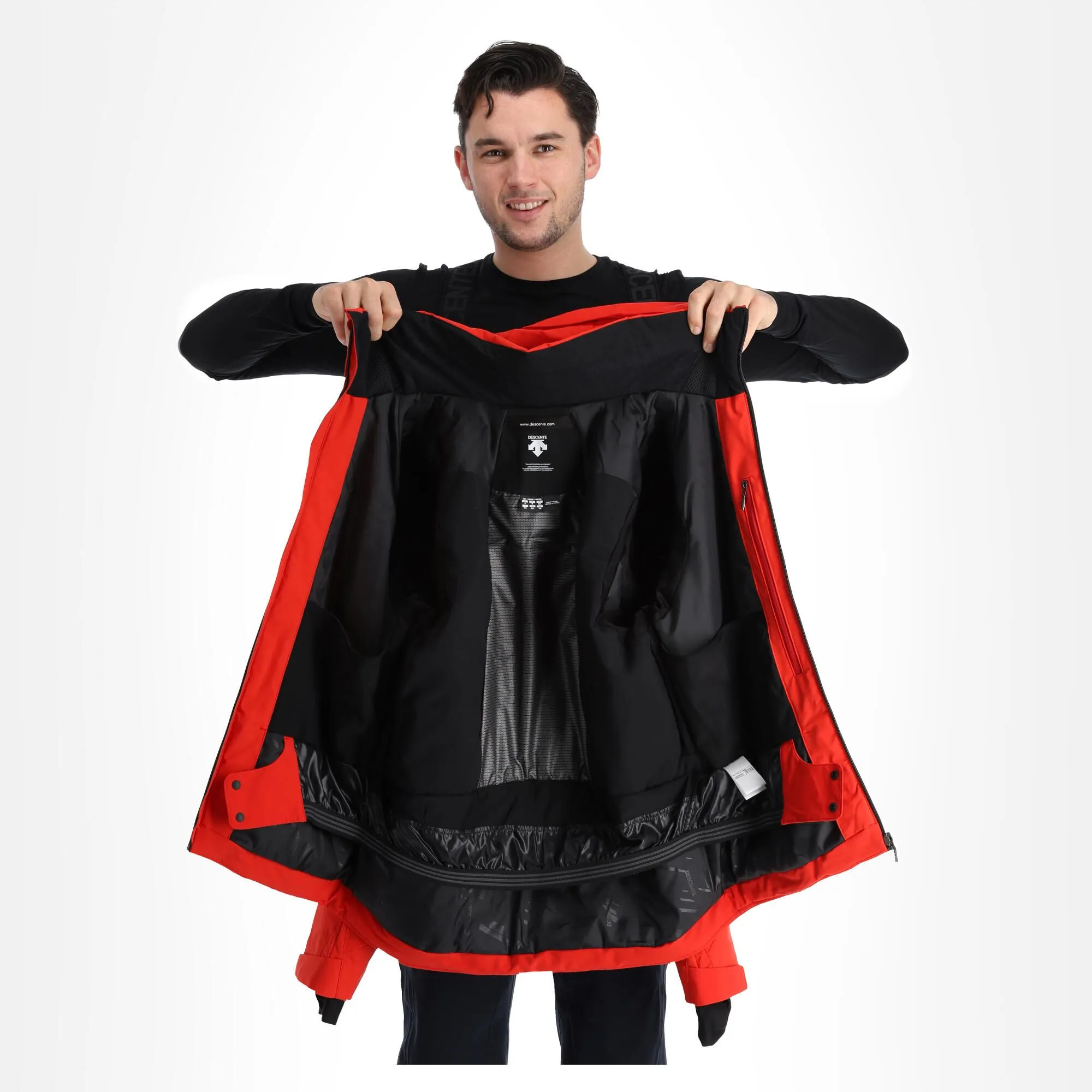 Descente, Adrien Ski-jas Heren Electric Rood 5 Descente, Adrien Ski-jas Heren Electric Rood - Afbeelding 5