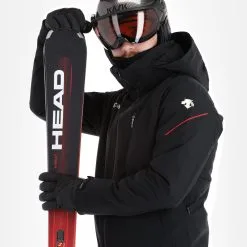 Descente, Adrien Ski-jas Heren Zwart -Cmp Ski-uitrusting Winkel descente adrien aa jas gevoerd heren zwart 22desce109v2 BI 05