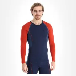 Falke, Longsleeved Shirt Trend M Thermoshirt Heren Space Blauw