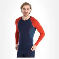 Falke, Longsleeved Shirt Trend M Thermoshirt Heren Space Blauw -Cmp Ski-uitrusting Winkel falke longsleeved shirt trend m fa thermoshirt heren space blauw 22falke118v1 BI 04