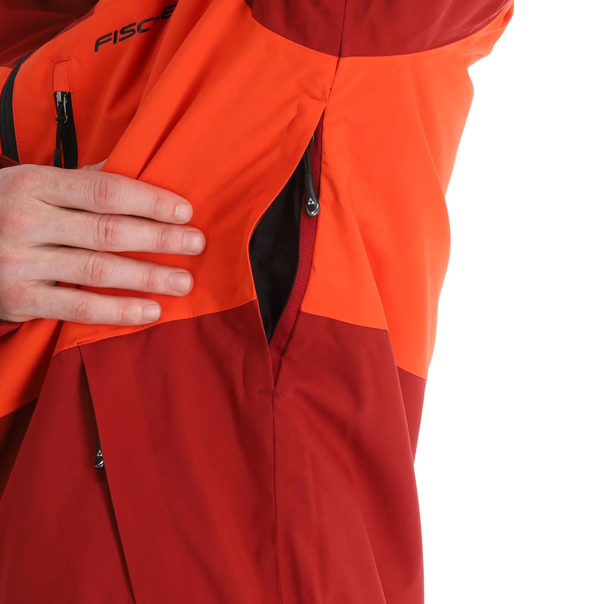 Fischer, Bansko Ski-jas Heren Tomato Rood 9 Fischer, Bansko Ski-jas Heren Tomato Rood - Afbeelding 9