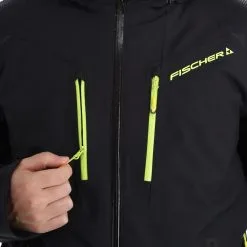 Fischer, Rc4 Ski-jas Heren Zwart -Cmp Ski-uitrusting Winkel fischer rc4 aa jas gevoerd heren zwart 22fisch105v4 BI 12