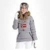 Geographical Norway, Belinda Lady New 001 + Bs Winter Anorak Dames Grijs