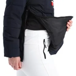 Geographical Norway, Belinda Lady New 001 + Bs Winter Anorak Dames Navy Blauw -Cmp Ski-uitrusting Winkel geographical norway belinda new 001 bs aa jas gevoerd dames navy AA21geo108c BI 10