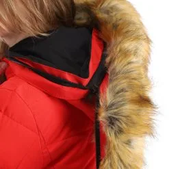 Geographical Norway, Belinda Lady New 001 + Bs Winter Anorak Dames Rood -Cmp Ski-uitrusting Winkel geographical norway belinda new 001 bs aa jas gevoerd dames rood AA21geo108e BI 09