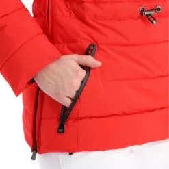 Geographical Norway, Belinda Lady New 001 + Bs Winter Anorak Dames Rood -Cmp Ski-uitrusting Winkel geographical norway belinda new 001 bs aa jas gevoerd dames rood AA21geo108e BI 10