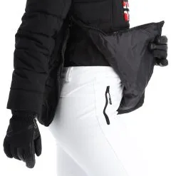 Geographical Norway, Belinda Lady New 001 + Bs Winter Anorak Dames Zwart -Cmp Ski-uitrusting Winkel geographical norway belinda new 001 bs aa jas gevoerd dames zwart AA21geo108d BI 07
