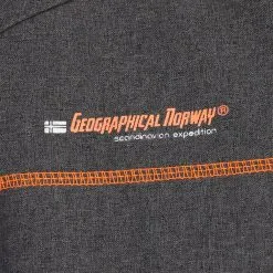 Geographical Norway, Tushiba Men 007 + Bs Softshell Ski-jas Heren Dark Grijs, Oranje -Cmp Ski-uitrusting Winkel geographical norway tushiba 007 softshell ski jas heren dark grijsoranje ac19geow11a 010.3635