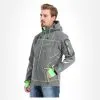 Geographical Norway, Tushiba Men 007 + Bs Softshell Ski-jas Heren Light Grijs, Groen