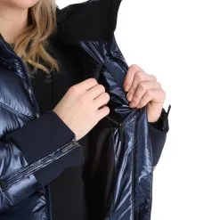 Head, Frost Ski-jas Dames Metalic Denim Blauw -Cmp Ski-uitrusting Winkel head frost aa jas gevoerd dames metalic denim blauw 22headx150v2 BI 15