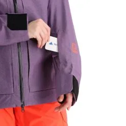 Helly Hansen, Powderqueen 3.0 Ski-jas Dames Crushed Grape Melange Paars -Cmp Ski-uitrusting Winkel helly hansen powderqueen 3 0 aa jas gevoerd dames crushed grape 22helly113v2 BI 08