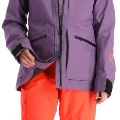 Helly Hansen, Powderqueen 3.0 Ski-jas Dames Crushed Grape Melange Paars -Cmp Ski-uitrusting Winkel helly hansen powderqueen 3 0 aa jas gevoerd dames crushed grape 22helly113v2 BI 10