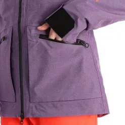 Helly Hansen, Powderqueen 3.0 Ski-jas Dames Crushed Grape Melange Paars -Cmp Ski-uitrusting Winkel helly hansen powderqueen 3 0 aa jas gevoerd dames crushed grape 22helly113v2 BI 12