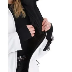 High Society, Jacy Ski-jas Dames Wit 28 High Society, Jacy Ski-jas Dames Wit -Cmp Ski-uitrusting Winkel high society down jacket aa jas gevoerd dames wit 22highs104v1 BI 15