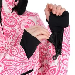 High Society, Elea Ski-jas Dames Paisley Print Roze -Cmp Ski-uitrusting Winkel high society ski jacket aa jas gevoerd dames paisley print roze 22highs106v1 BI 10