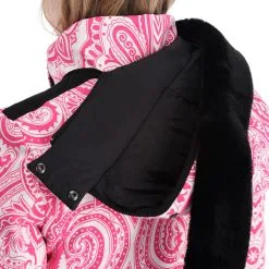 High Society, Elea Ski-jas Dames Paisley Print Roze -Cmp Ski-uitrusting Winkel high society ski jacket aa jas gevoerd dames paisley print roze 22highs106v1 BI 13