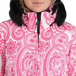 High Society, Elea Ski-jas Dames Paisley Print Roze -Cmp Ski-uitrusting Winkel high society ski jacket aa jas gevoerd dames paisley print roze 22highs106v1 BI 15
