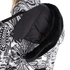 High Society, Elea Ski-jas Dames Paisley Print Zwart -Cmp Ski-uitrusting Winkel high society ski jacket aa jas gevoerd dames paisley print zwart 22highs106v2 BI 09