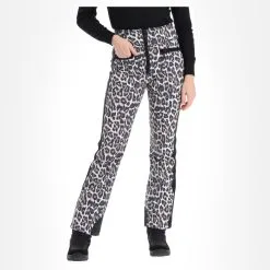 High Society, Tara Softshell Skibroek Dames Leopard Print Beige -Cmp Ski-uitrusting Winkel high society softshell pants bc skibroek softshell dames leopard 22highs105v1 BI 04