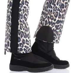 High Society, Tara Softshell Skibroek Dames Leopard Print Beige -Cmp Ski-uitrusting Winkel high society softshell pants bc skibroek softshell dames leopard 22highs105v1 BI 08