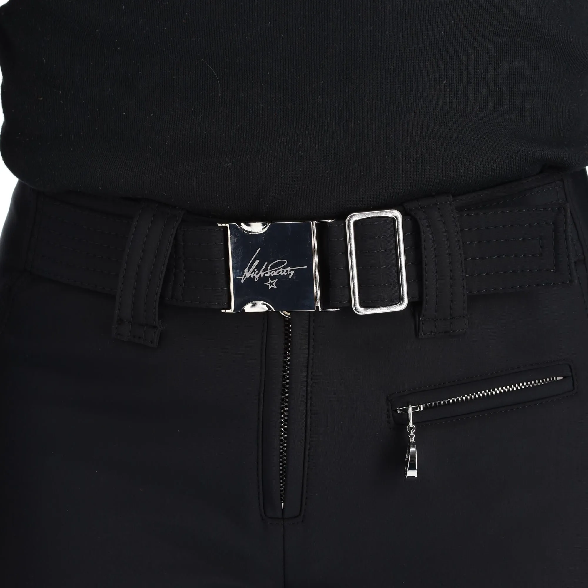 High Society, Lani Softshell Skibroek Dames Zwart 4 High Society, Lani Softshell Skibroek Dames Zwart - Afbeelding 4