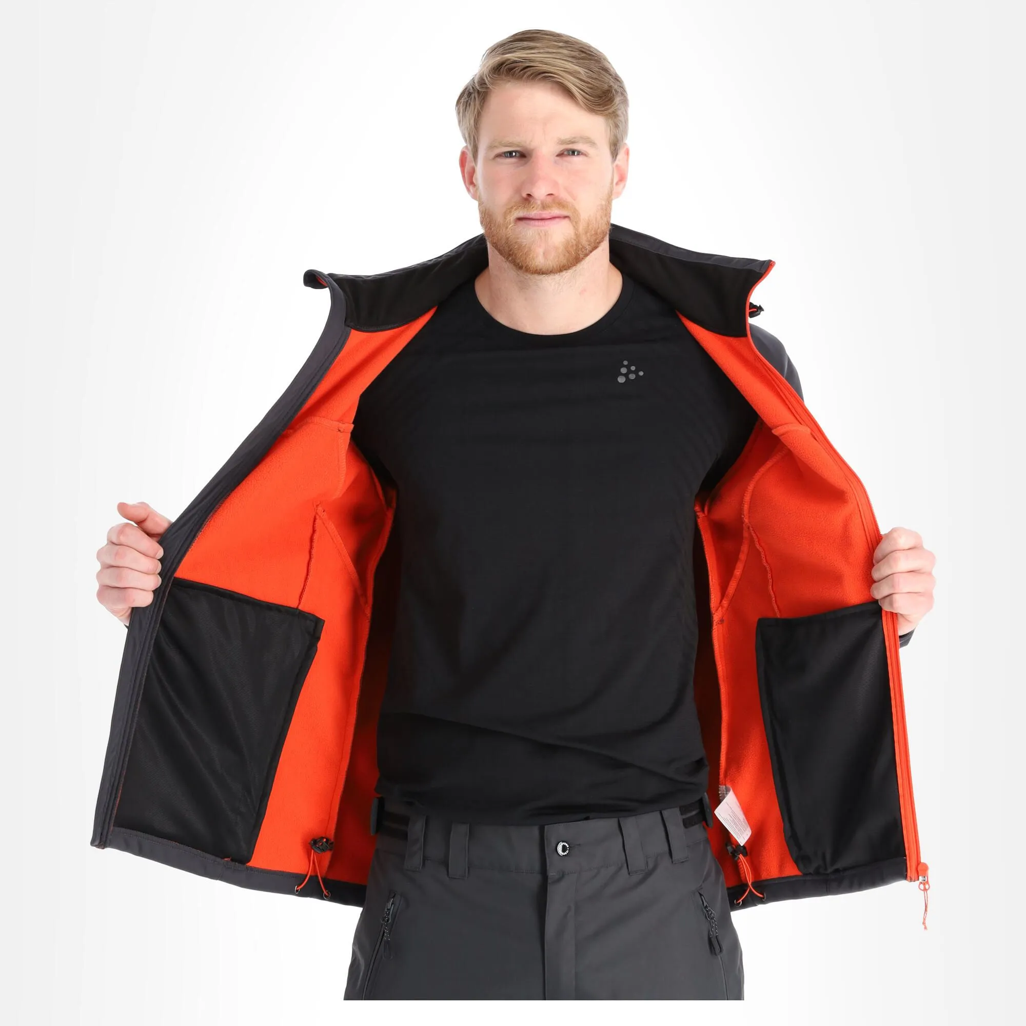 Icepeak, Biggs Softshell Ski-jas Heren Granite Grijs 4 Icepeak, Biggs Softshell Ski-jas Heren Granite Grijs - Afbeelding 4