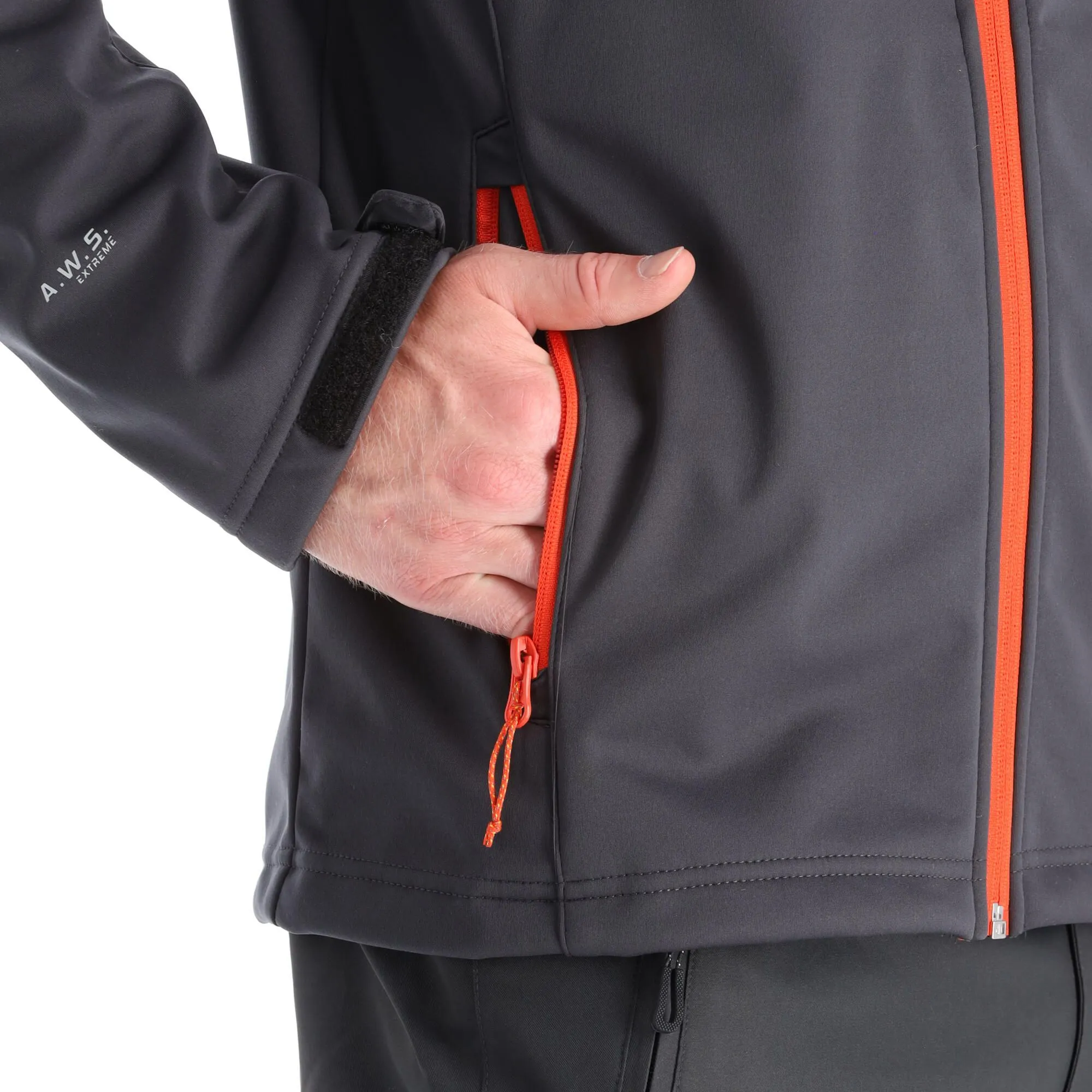 Icepeak, Biggs Softshell Ski-jas Heren Granite Grijs 7 Icepeak, Biggs Softshell Ski-jas Heren Granite Grijs - Afbeelding 7