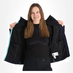 Icepeak, Boise Softshell Ski-jas Dames Dark Blauw -Cmp Ski-uitrusting Winkel icepeak boise ac softshell jas dames dark blauw AC21ice216a BI 05