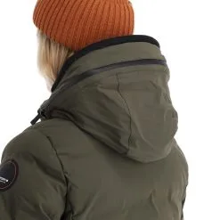 Icepeak, Brilon Winterjas Dames Dark Olive Groen -Cmp Ski-uitrusting Winkel icepeak brilon ae winterjas dames dark olive groen 22icepe196v2 BI 09