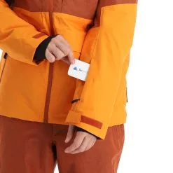 Icepeak, Callahan Ski-jas Heren Dark Oranje -Cmp Ski-uitrusting Winkel icepeak callahan aa jas gevoerd heren dark oranje 22icepe250v4 BI 08