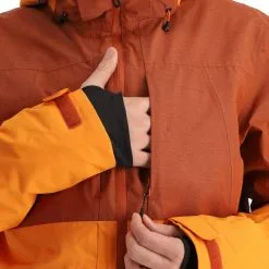 Icepeak, Callahan Ski-jas Heren Dark Oranje -Cmp Ski-uitrusting Winkel icepeak callahan aa jas gevoerd heren dark oranje 22icepe250v4 BI 11